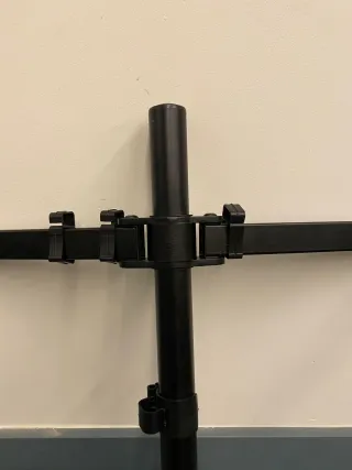 Soporte Doble Pantalla Negro