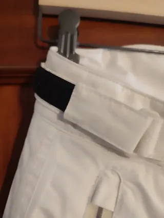 Pantalón de esquí blanco talla S