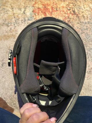 Casco Astone Enduro Moto Blanco/Negro