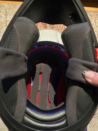 Casco Astone Enduro Moto Blanco/Negro