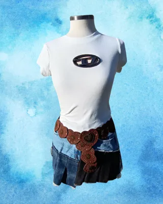 Camiseta Diesel Blanca Ajustada