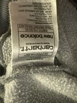 Felpa Vintage Carhartt x New Balance