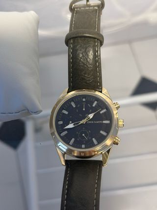 Reloj Dorado y Verde Militar