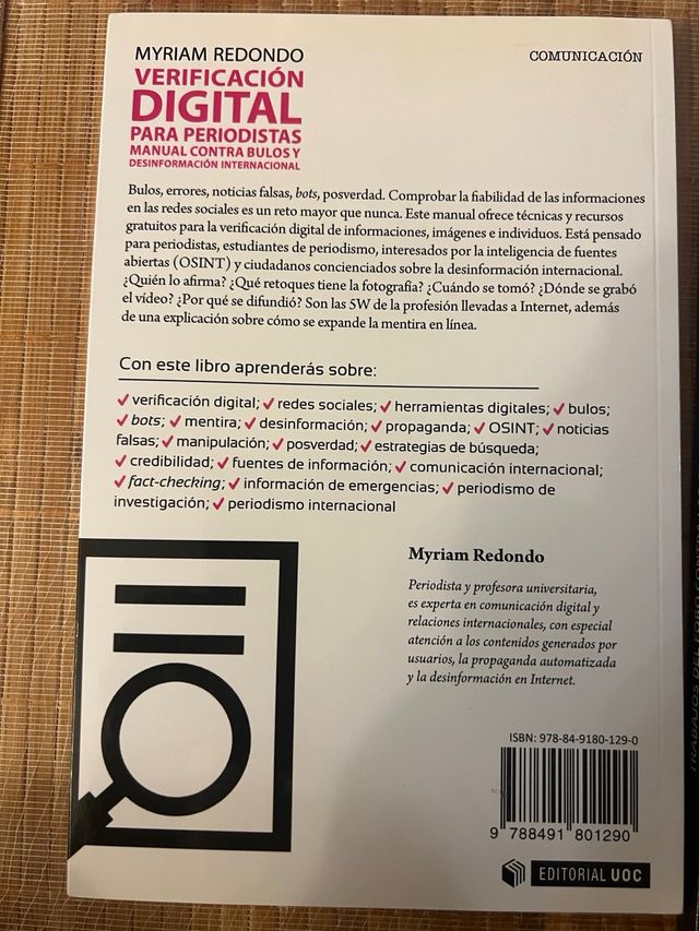 Libro periodismo Verificación Desinformación