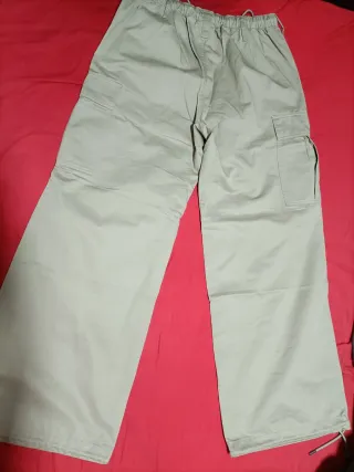 Pantalones Cargo Beige Converse Talla M