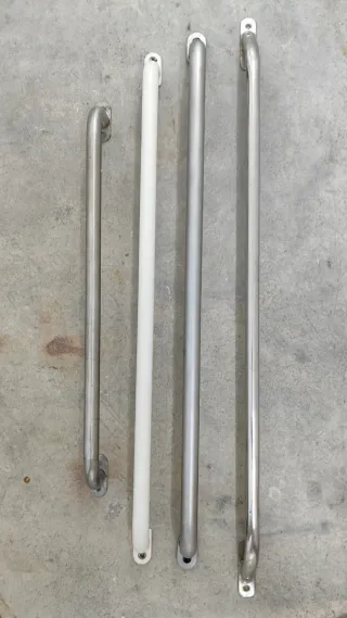 Barandilla de acero cromado