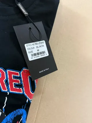 Camiseta DSQUARED2 Negra Hombre