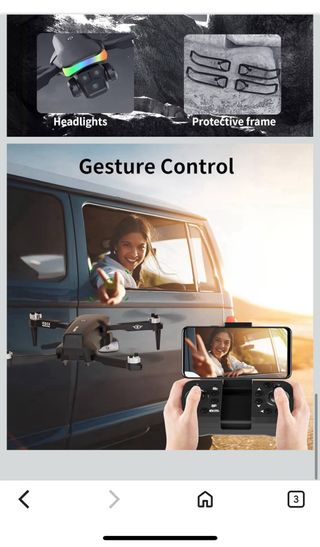 Dron F417 con Cámara 1080P RGB LED •NUEVO•