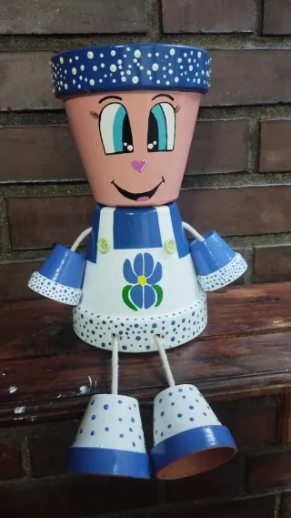 Muñecos decorativos de macetas