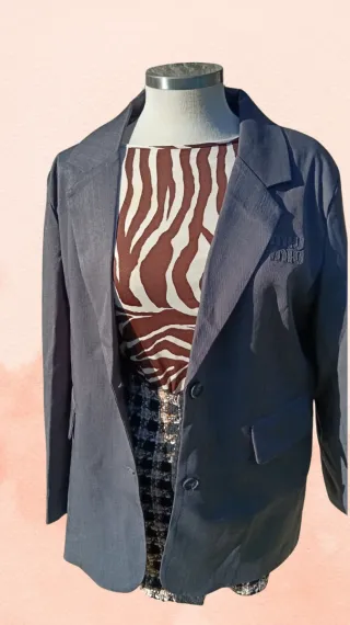Blazer Miu Miu Gris