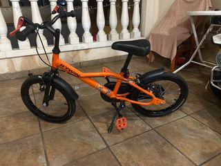 Bicicleta infantil naranja BTWIN