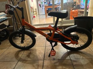 Bicicleta infantil naranja BTWIN