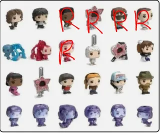 Muñecos Stranger Things Kinder Joy