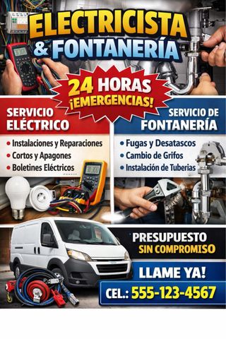 Electricista y Fontanería Profesional