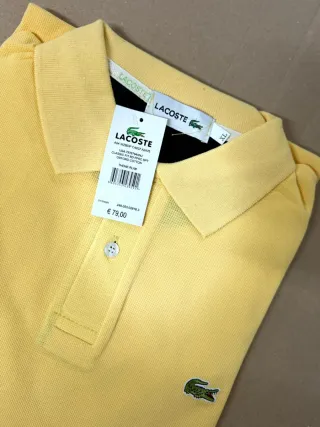 Polo Lacoste Hombre Amarillo Talla XL