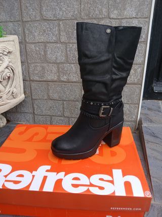 Botas altas mujer negras