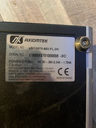 PC Industrial Axiomtek i5