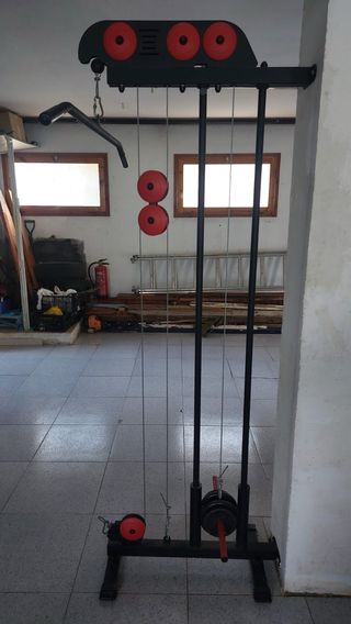 Máquina Polea Pesas Gimnasio
