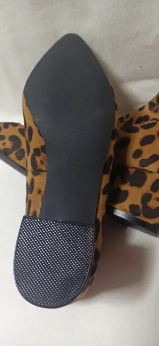 Botines Animal Print Talla 36