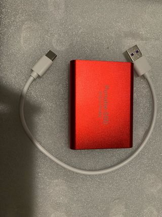 Disco Duro SSD Portátil Rojo