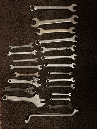 Juego llaves fijas e inglesas