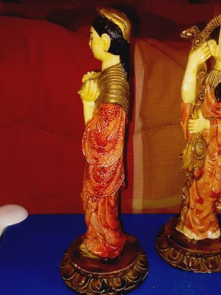 Estatuetas da sorte e sabedorias Figuras asiáticas