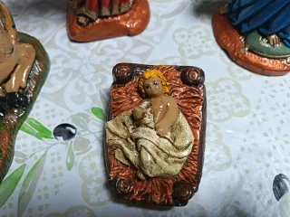 Figuras Belén Escayola Pintadas a Mano