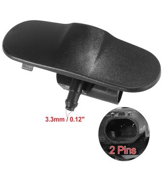 2 boquillas para limpiaparabrisas de coche.