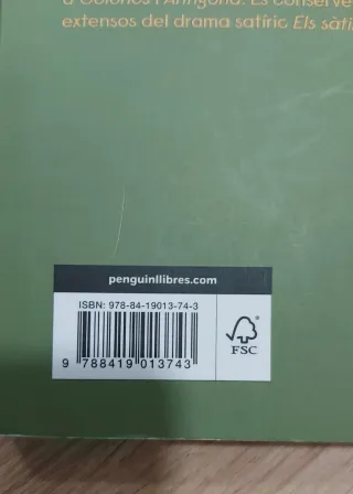 Libro Sòfocles en buen estadl