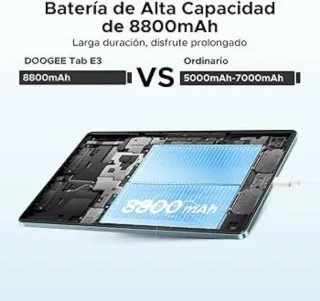 Tablet Doogee E3 11". Azul Nueva. TECLADO.