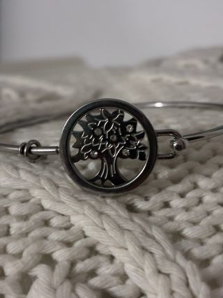Pulsera Lotus árbol de la vida con circonitas