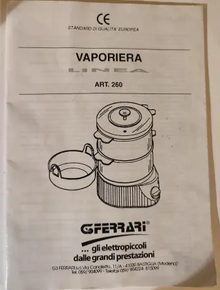 Vaporera italiana Ferrari