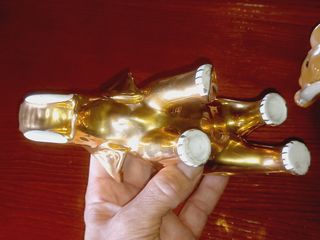 2 Elefantes decorativos em cerâmica