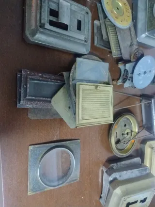 Lote piezas reloj de carruaje