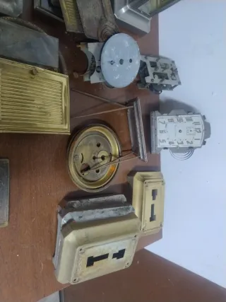 Lote piezas reloj de carruaje