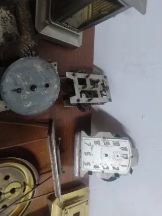 Lote piezas reloj de carruaje