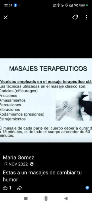 Quiromasajista titulada