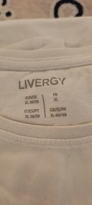 Camiseta básica blanca hombre