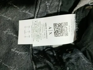 Pantalones Armani Exchange negros con logo