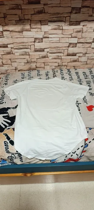 Camiseta blanca hombre