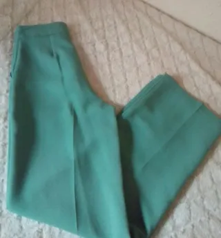 Pantalón verde mujer
