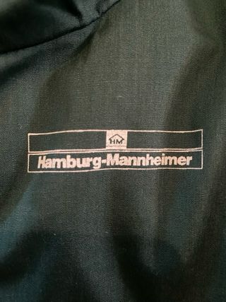 Chaleco acolchado reversible XXL (verde / azul)