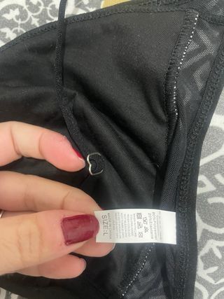 Sujetador estampado leopardo y malla talla L