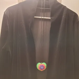 Levita Terciopelo Negro Talla S