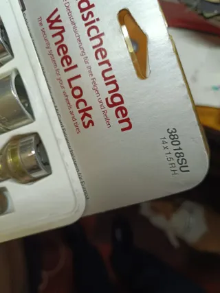 Tornillos antirrobo llantas McGard 14×1.5 – NUEVOS