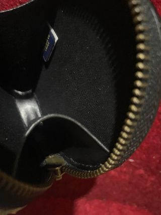 Monedero redondo Polo Ralph Lauren negro