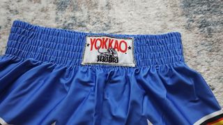Pantalones Yokkao Kickboxing Muay Thai Azul
