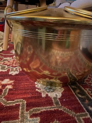 Refrigeratore bottiglie metallo dorato