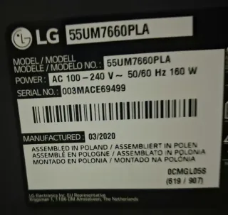 Smart TV LG 55 Ultra HD