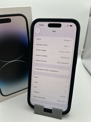 iPhone 14 Pro 256GB Nero - Batteria 87%